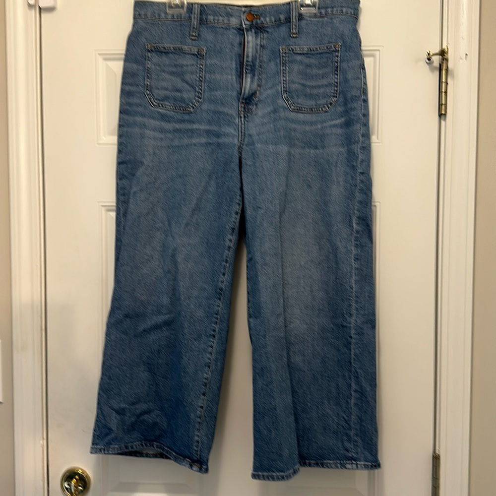 MADEWELL cropped spring denim